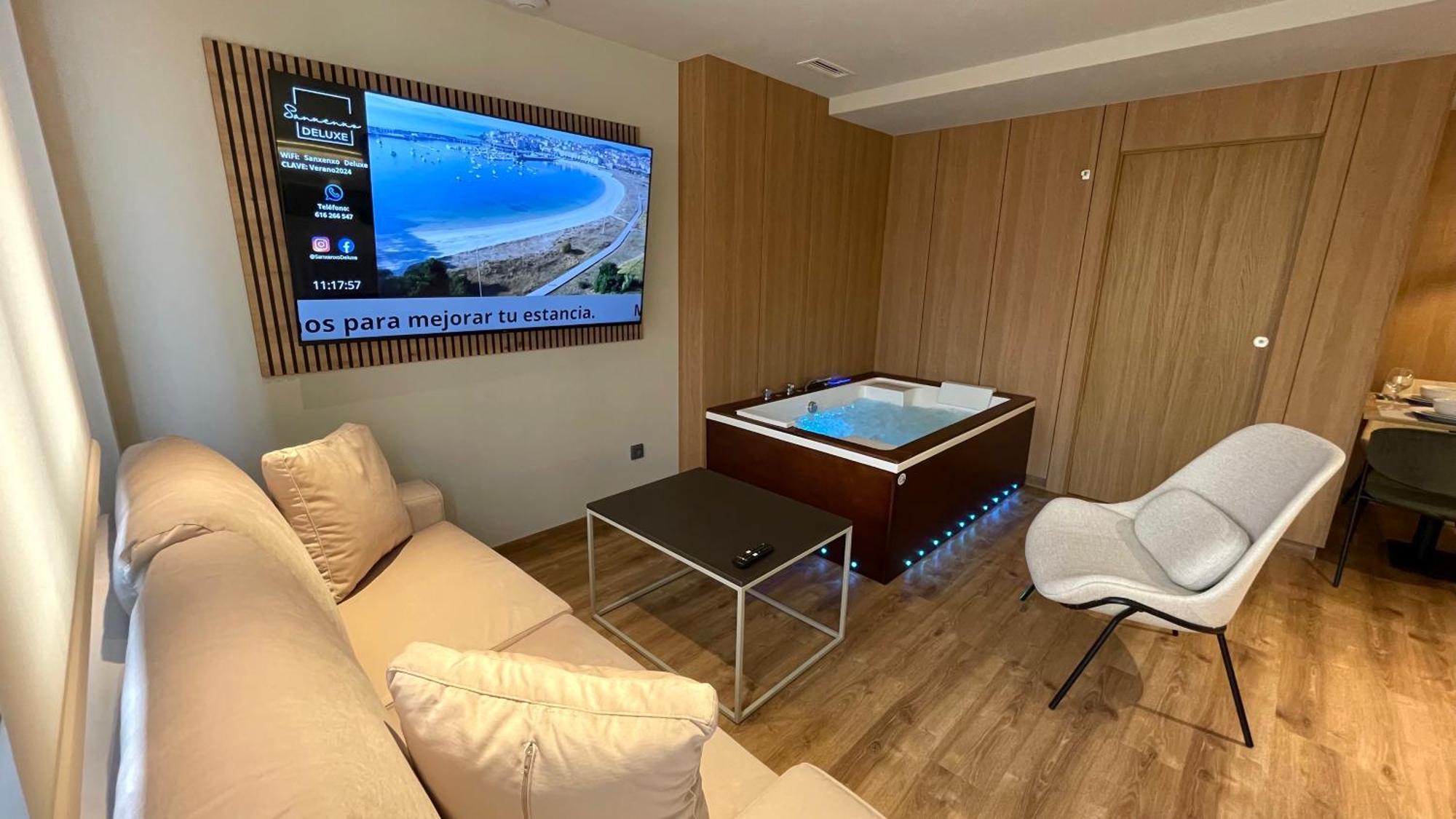 Sanxenxo Deluxe Apartamentos ภายนอก รูปภาพ
