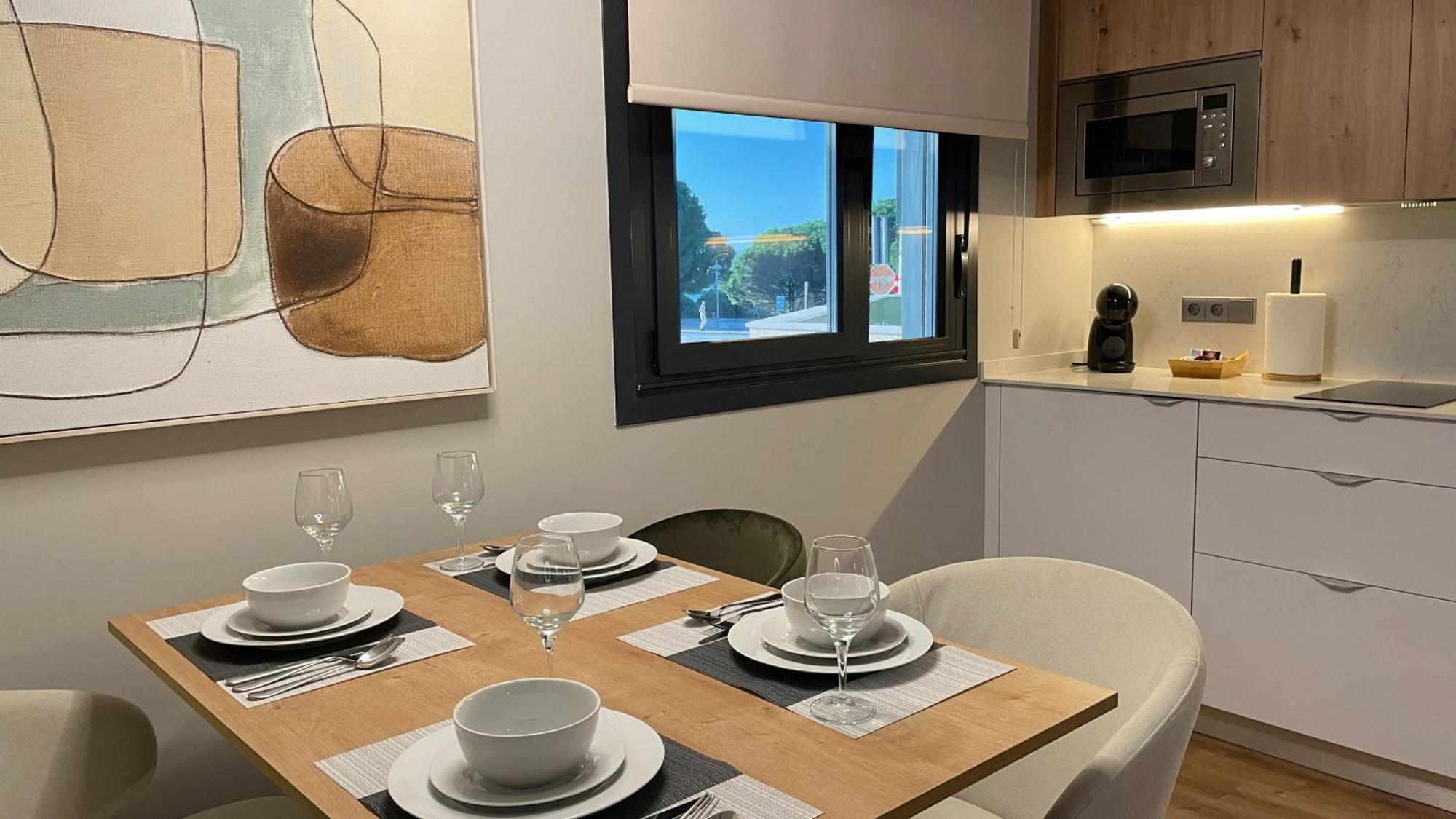 Sanxenxo Deluxe Apartamentos ภายนอก รูปภาพ