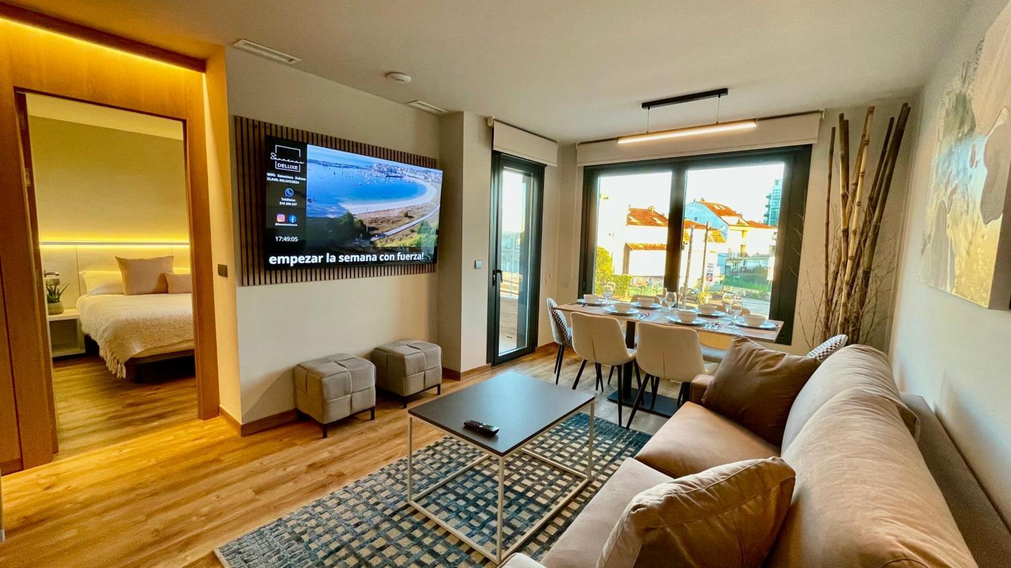 Sanxenxo Deluxe Apartamentos ภายนอก รูปภาพ